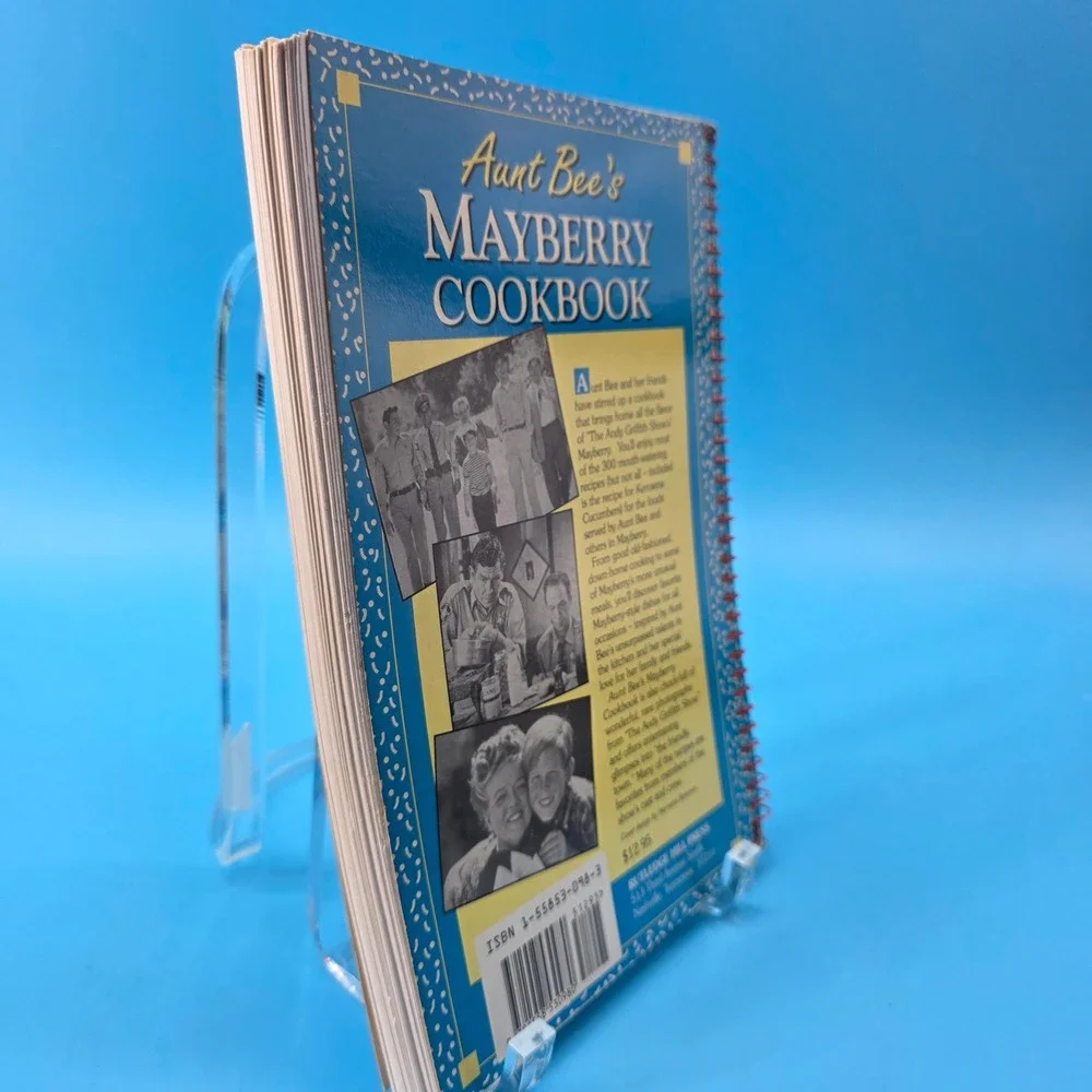 Aunt Bee's Mayberry Cookbook Andy Griffith Show Recipes Beck Clark 1991 Spiral